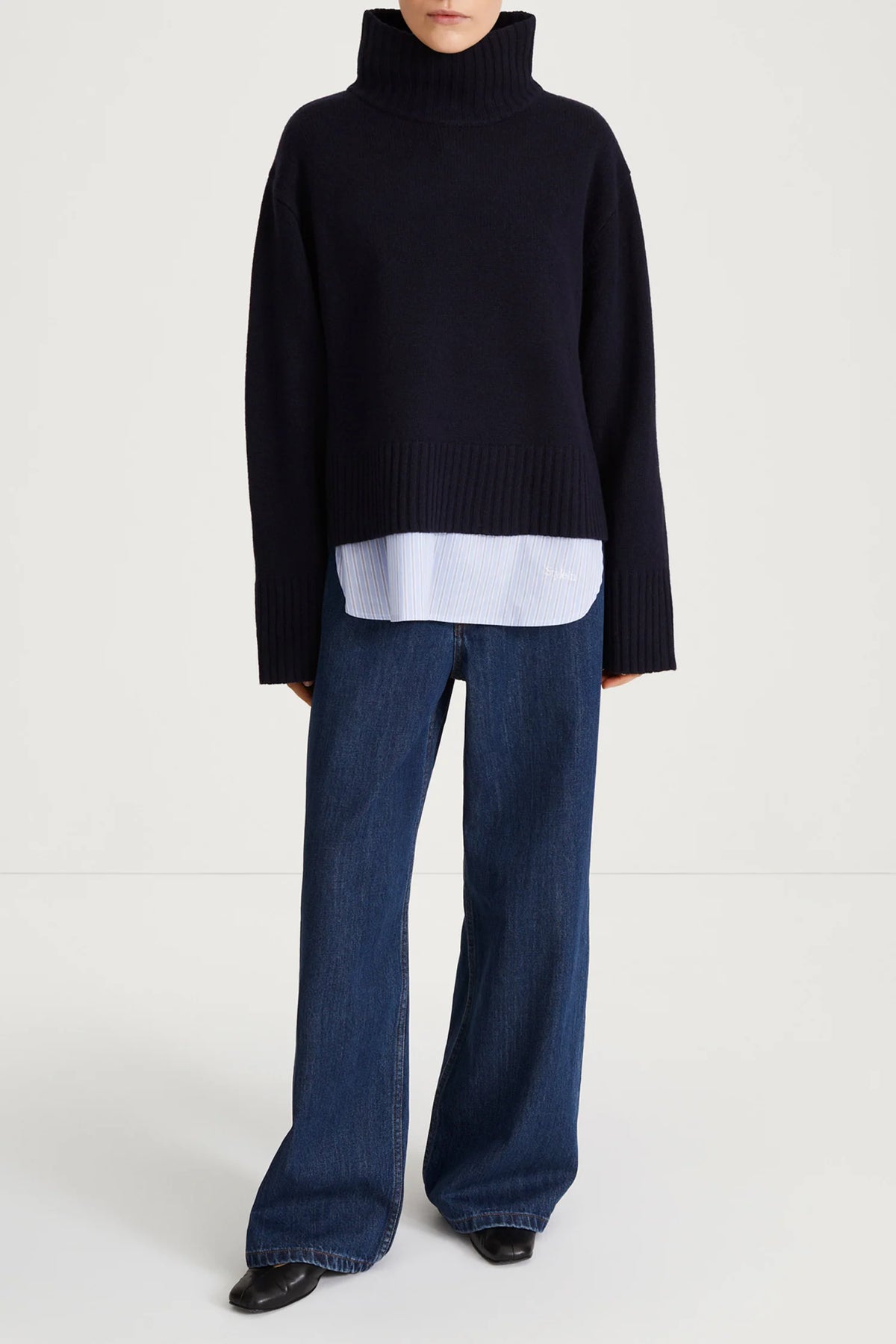 Style In Hilary Sweater in Navy
