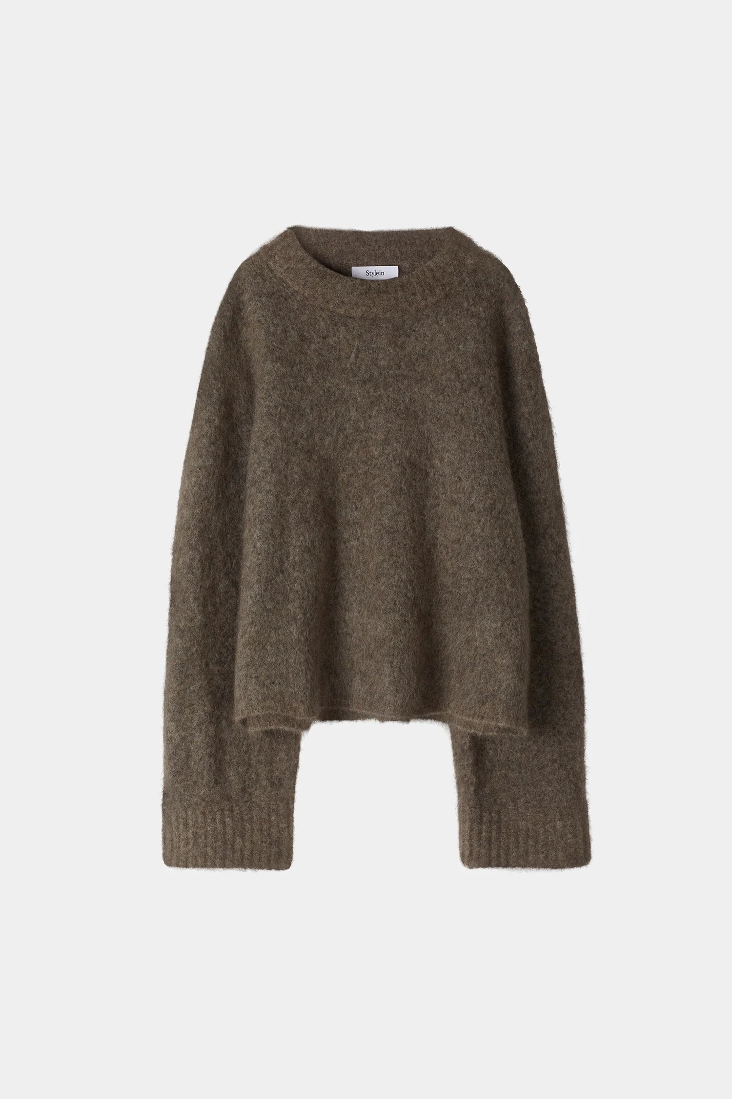 Style In Niclas Short Sweater in Brown