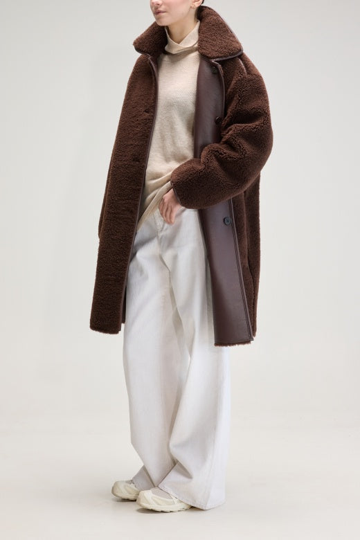 Bellerose Easton Coat in Dk Roast