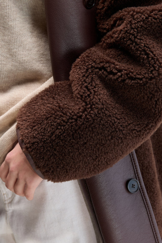 Bellerose Easton Coat in Dk Roast