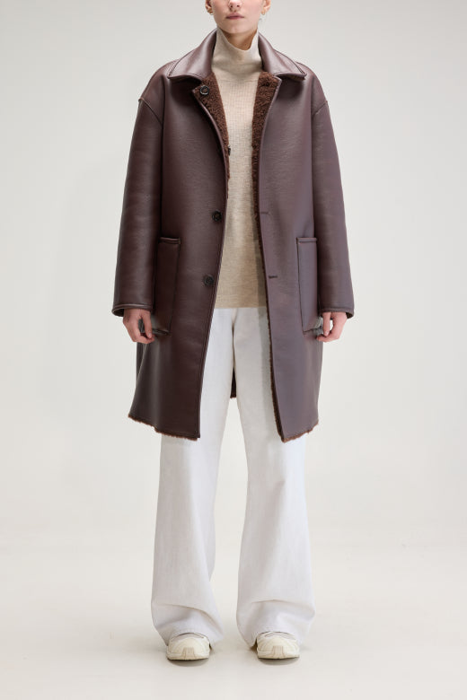 Bellerose Easton Coat in Dk Roast