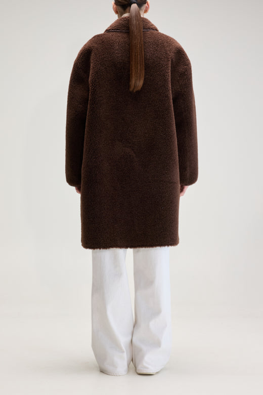 Bellerose Easton Coat in Dk Roast