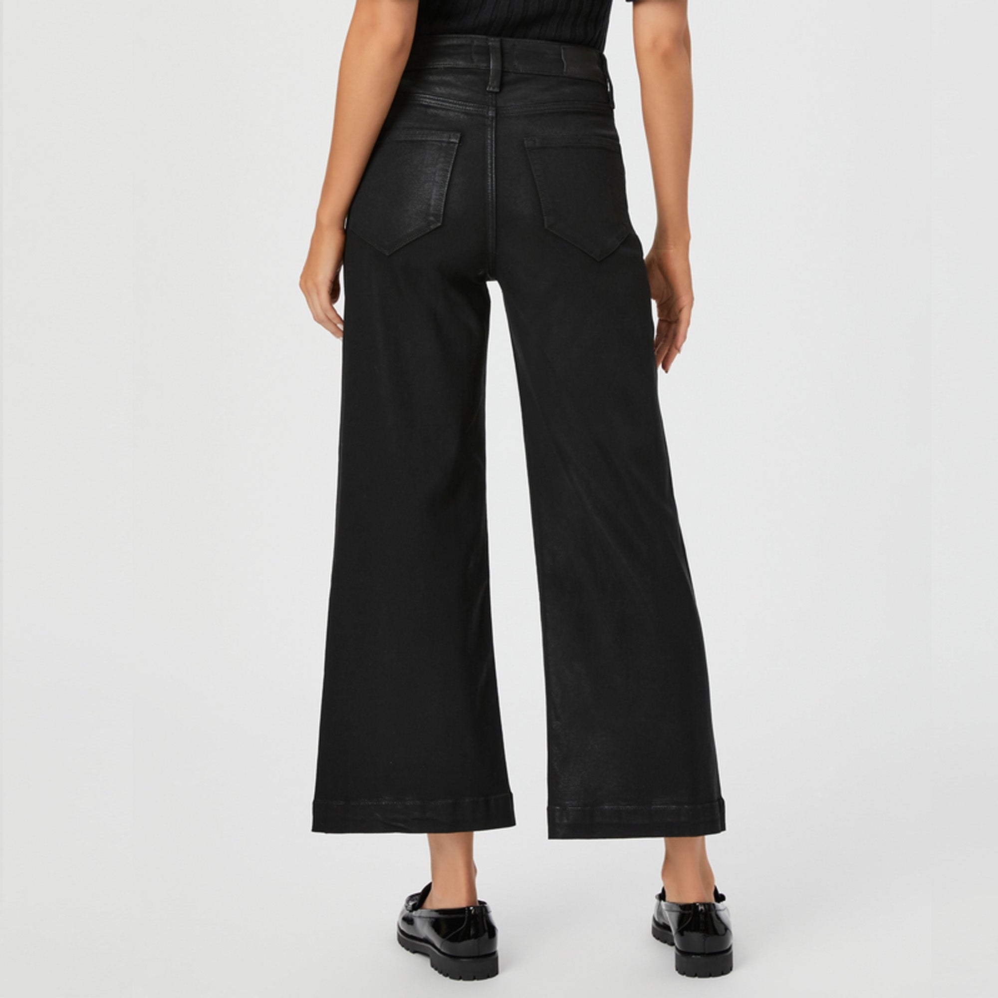 Paige Jeans Anessa in Black Fog Luxe Coating