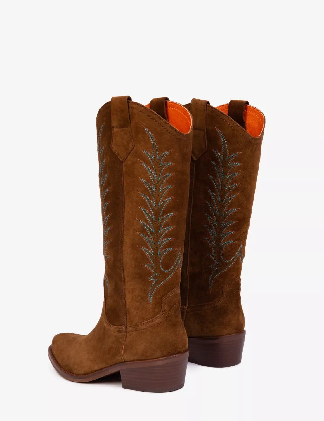 Penelope Chilvers Goldie Cordobean Suede Boots in Peat