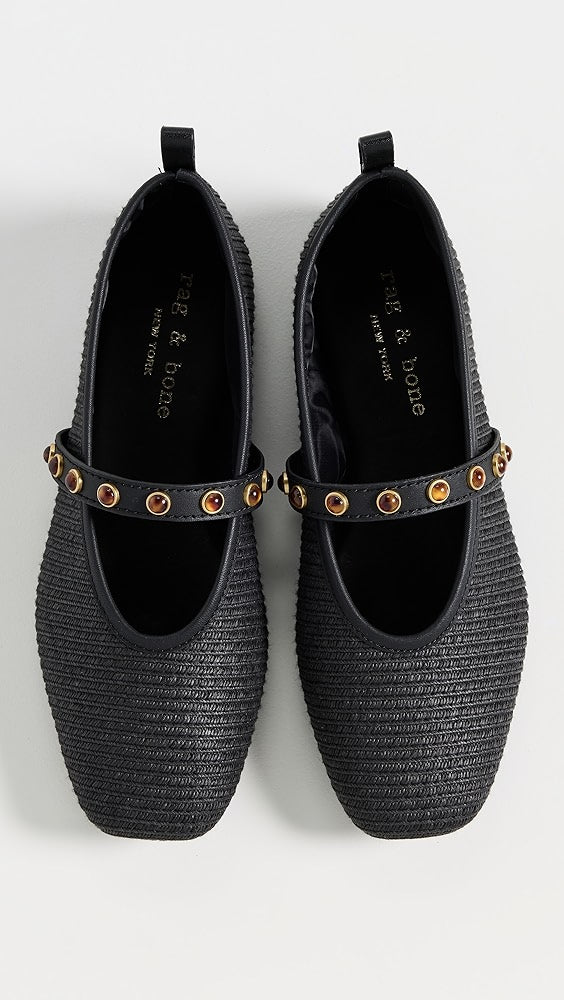 Rag & Bone Cabochon Mary Jane in Black