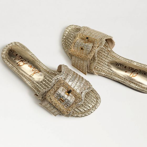 SE Bambi Sandal in Amber Gold
