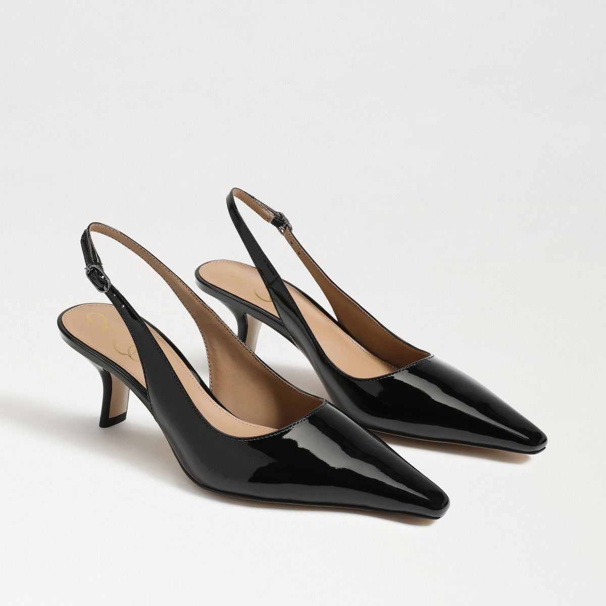 Sam Edelman Bianka Sling in Patent Black
