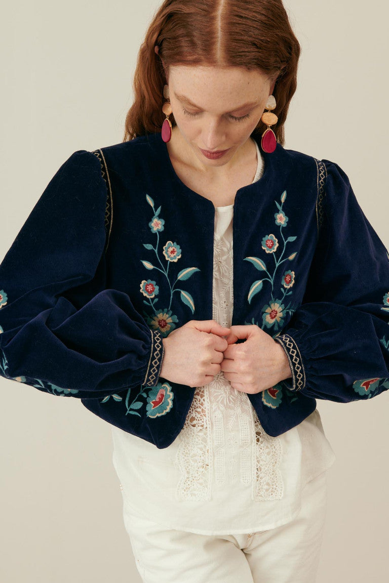 Louise Misha Duras Jacket in Midnight