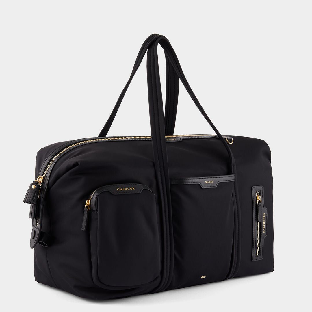 AH In-flight Bag in Black Recycled Nylon