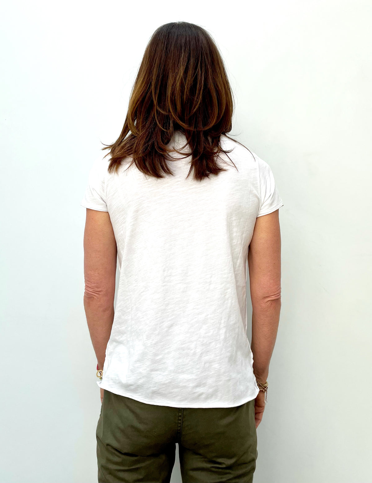 FIVE TSE2113 Moon Tee in White