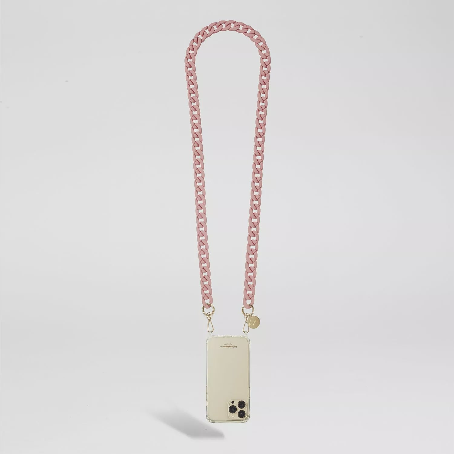 La Coque Francaise Sarah Matte Pink Chain