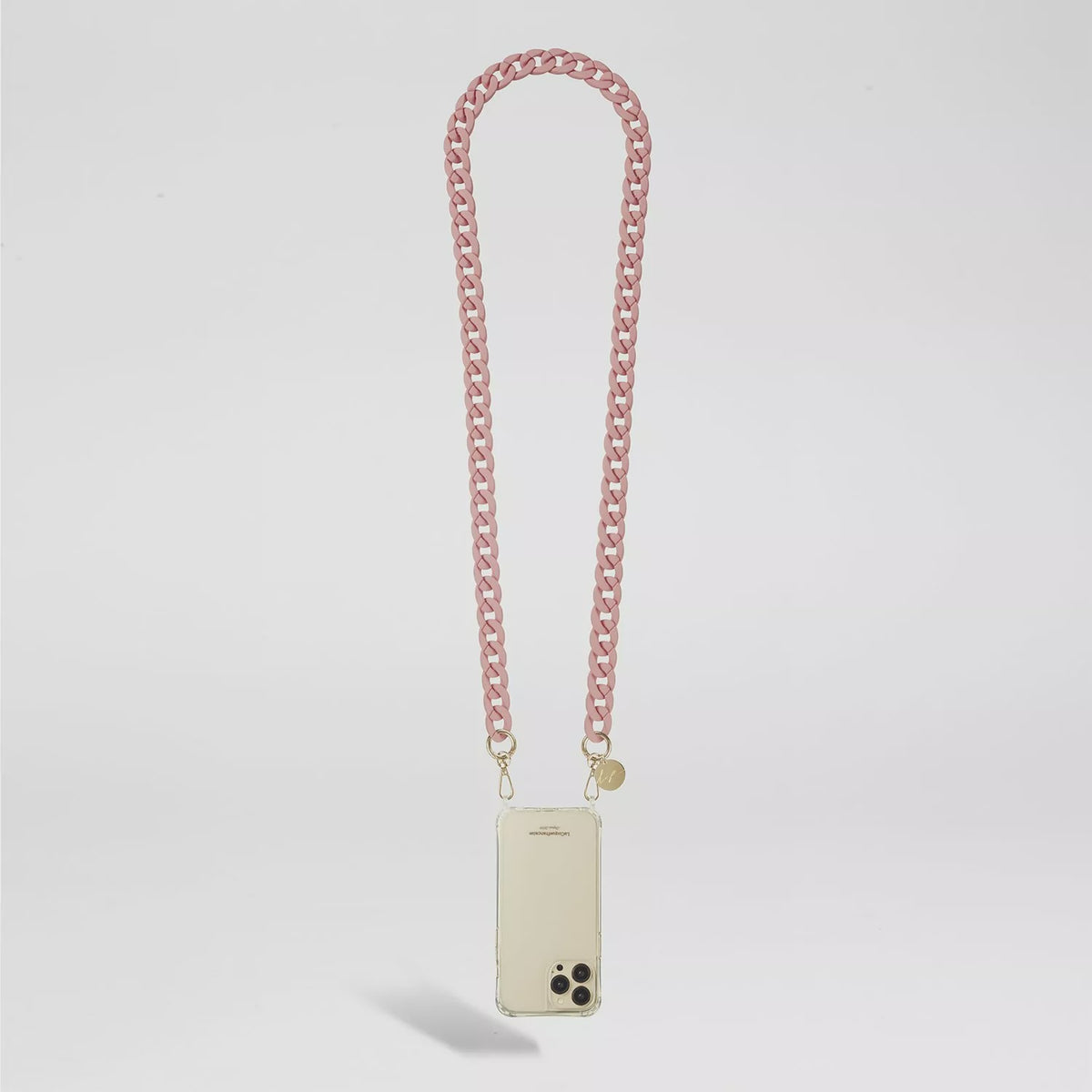 La Coque Francaise Sarah Matte Pink Chain