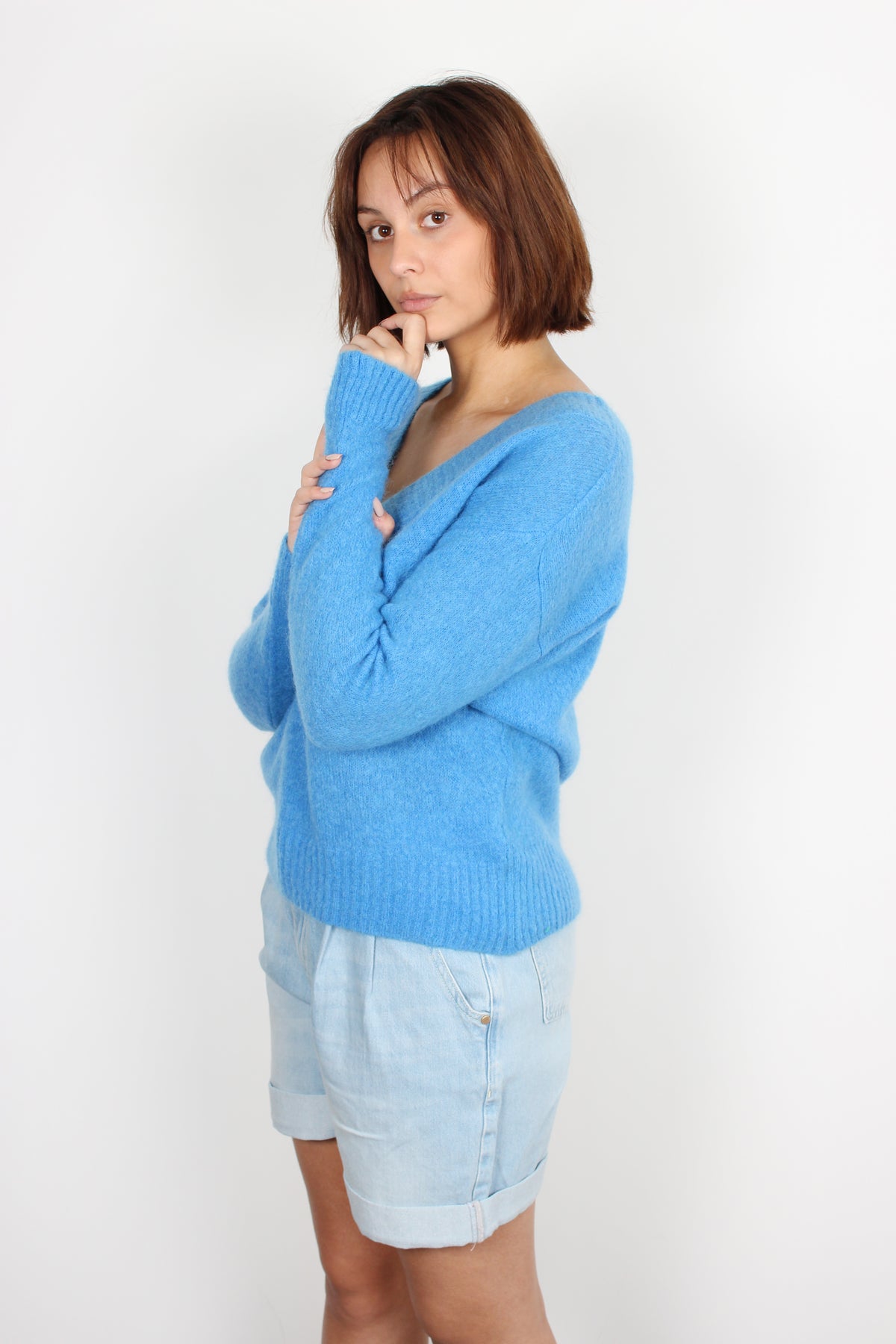 Leon & Harper Nous blue jumper