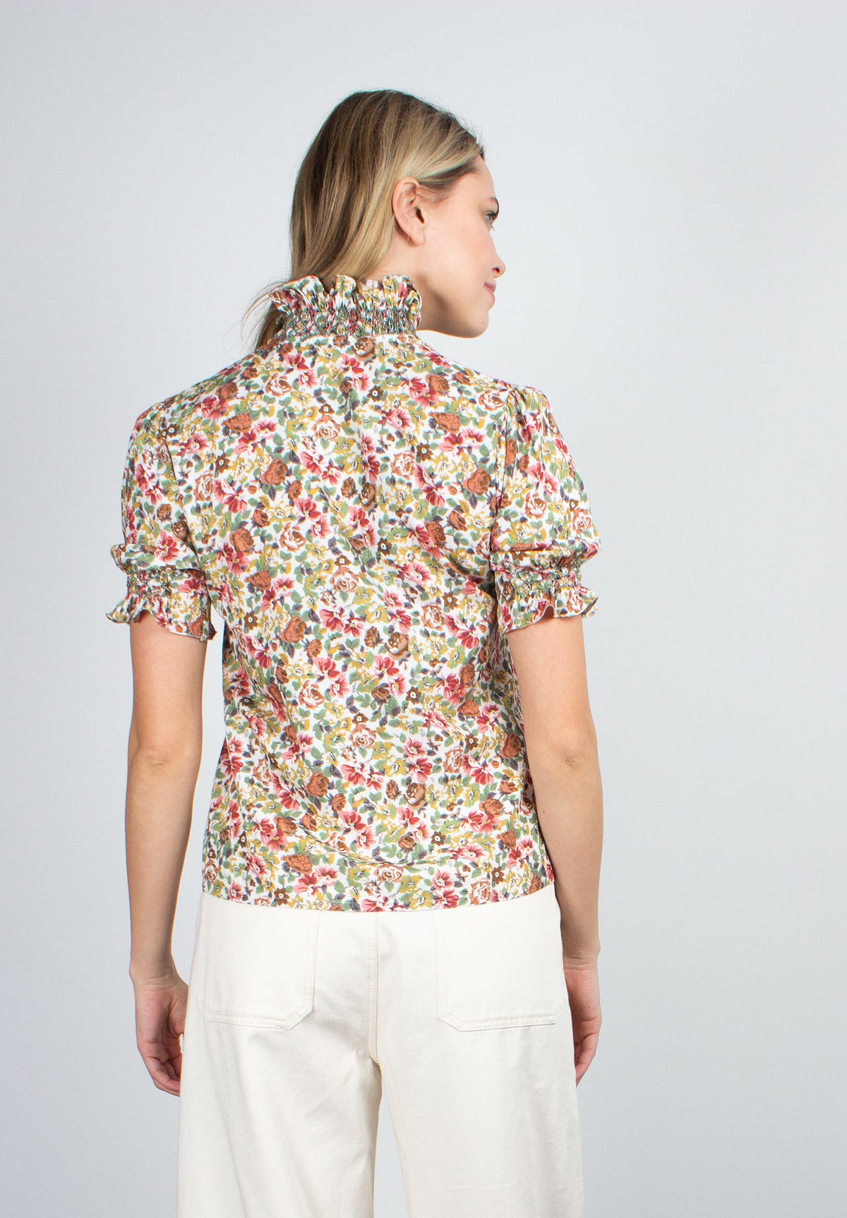 Loretta Caponi Donatella floral-print blouse
