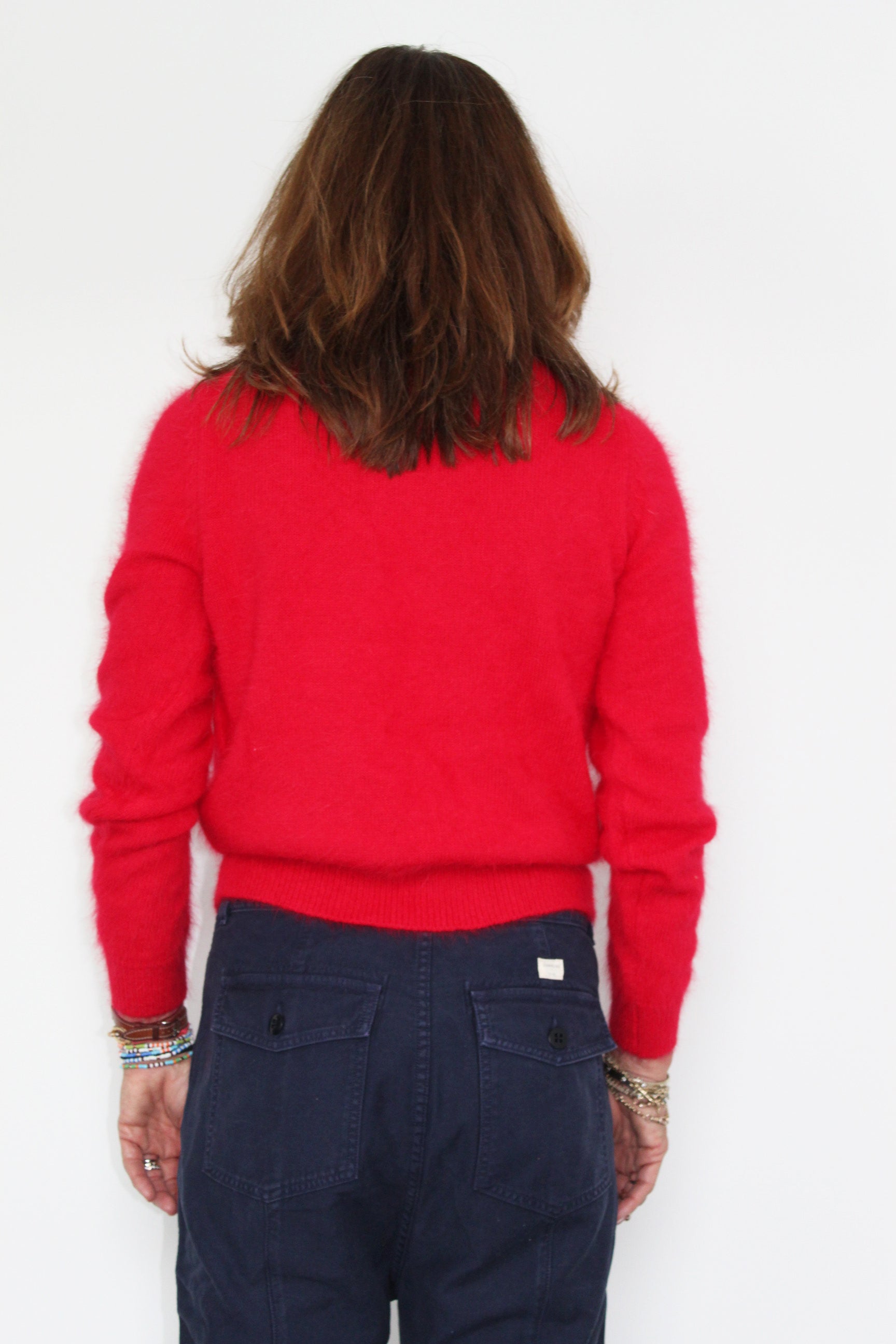 BR Datti Angora Blend Knit in Pivoine