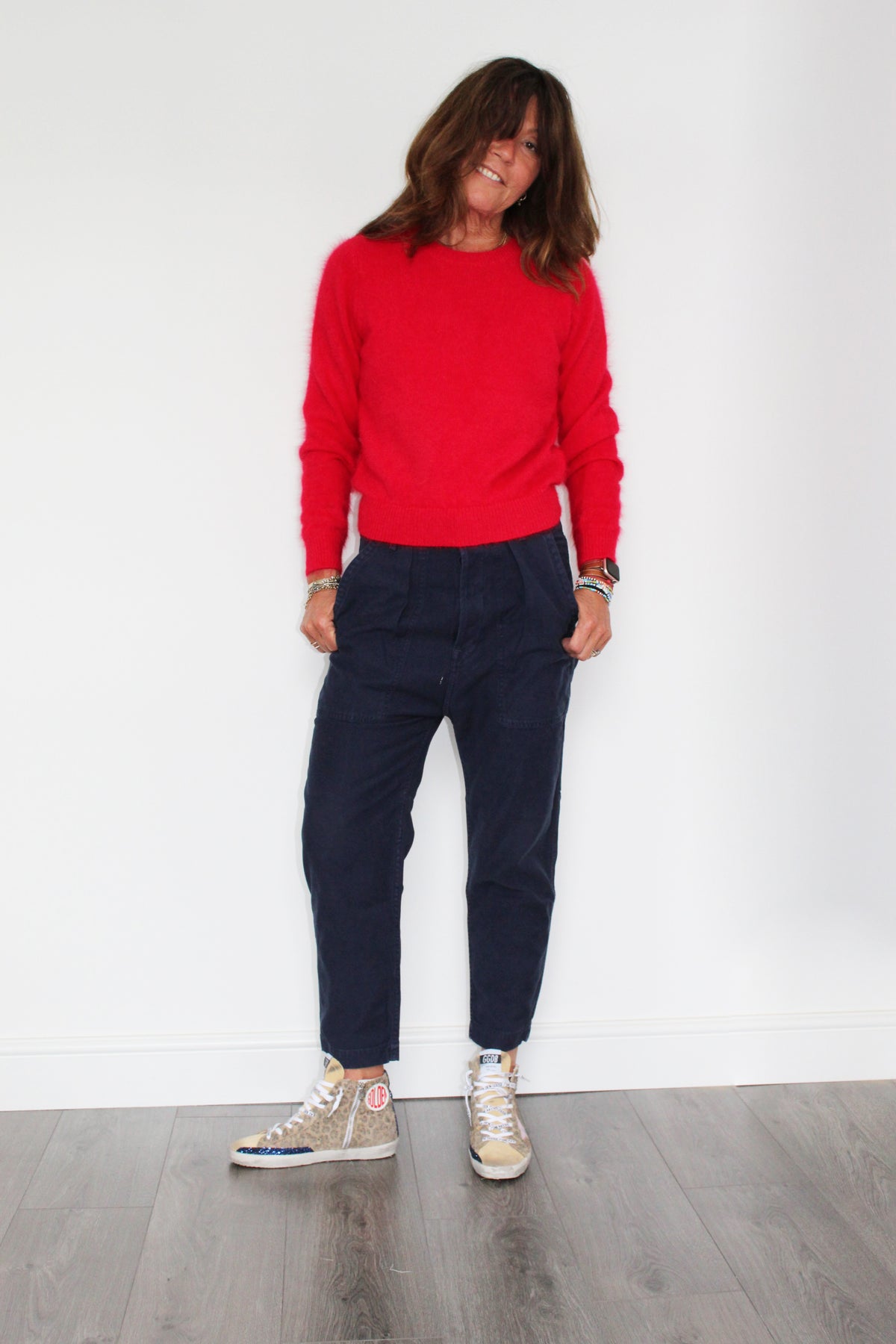 BR Datti Angora Blend Knit in Pivoine