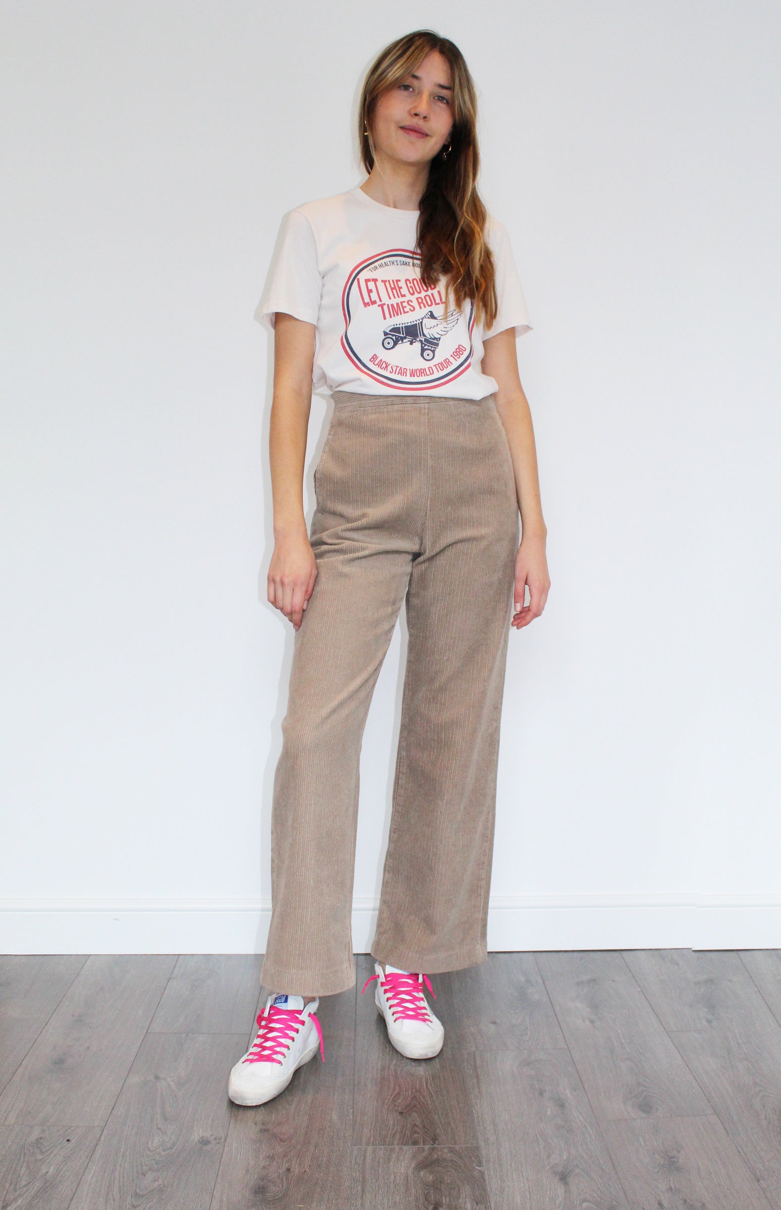 BS Good Times Tee in Vintage White