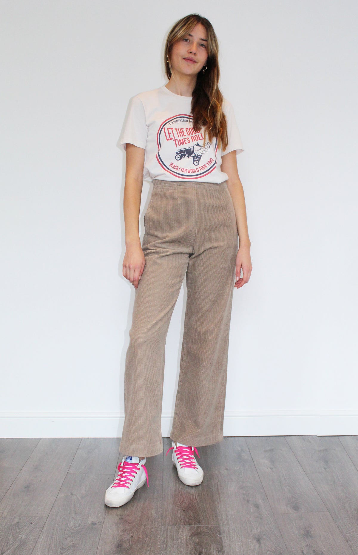 BS Good Times Tee in Vintage White