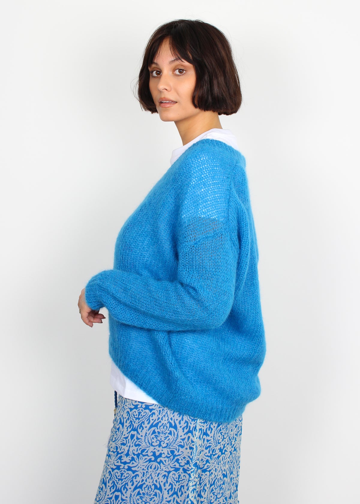 Les Tricots De Lea Marose blue pullover