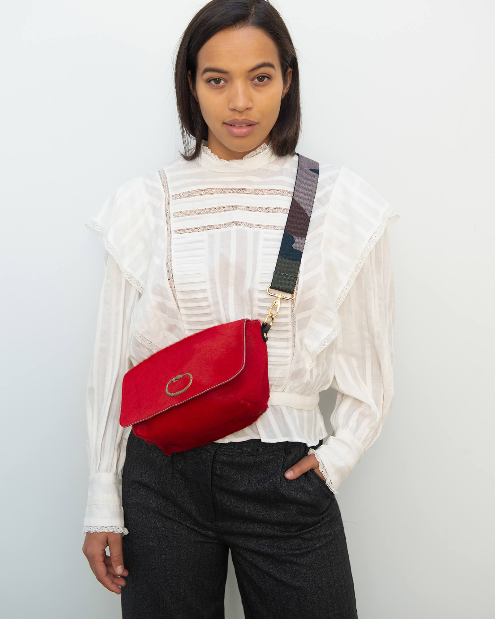 SLP Mai Tai bag in red and gold