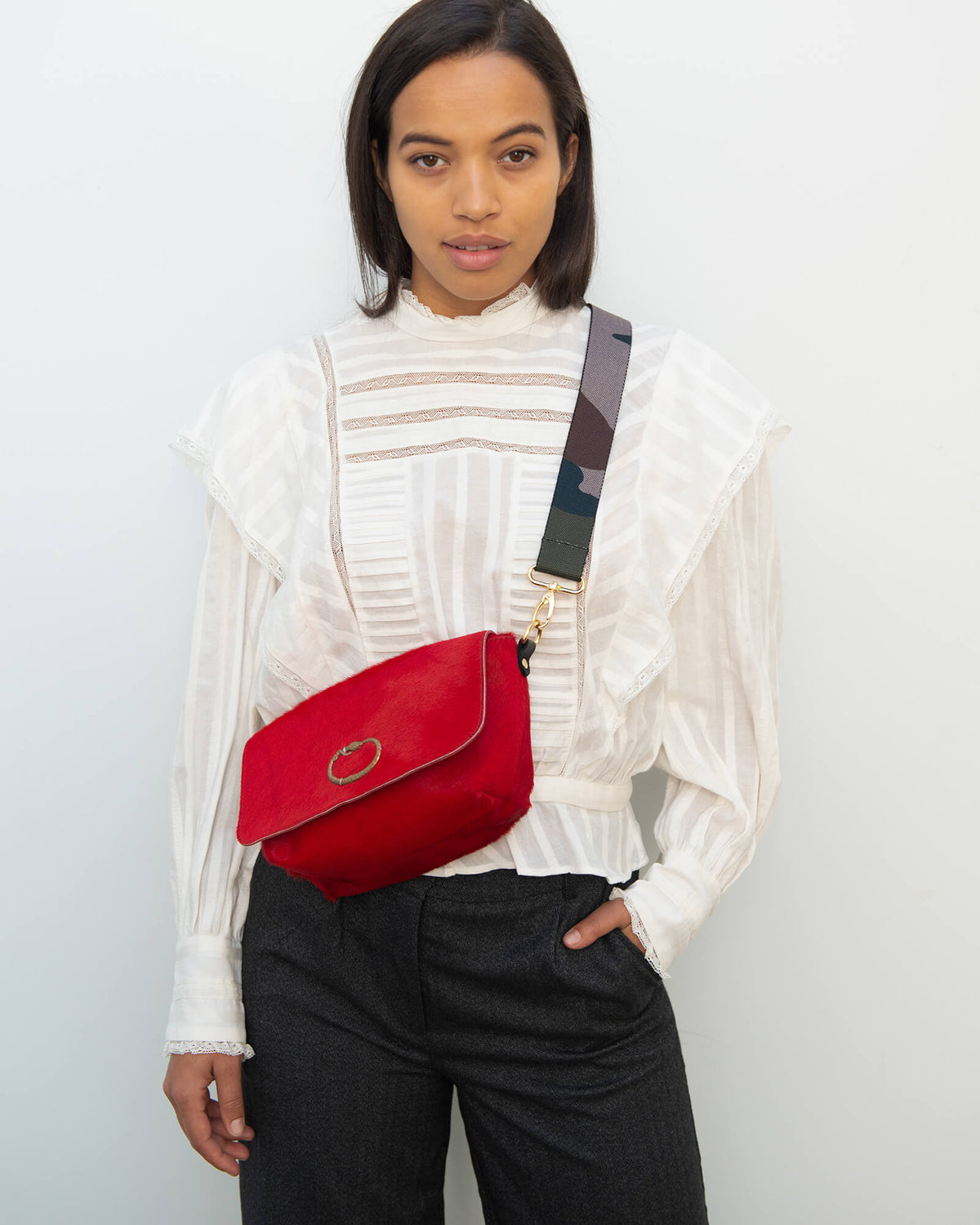 SLP Mai Tai bag in red and gold