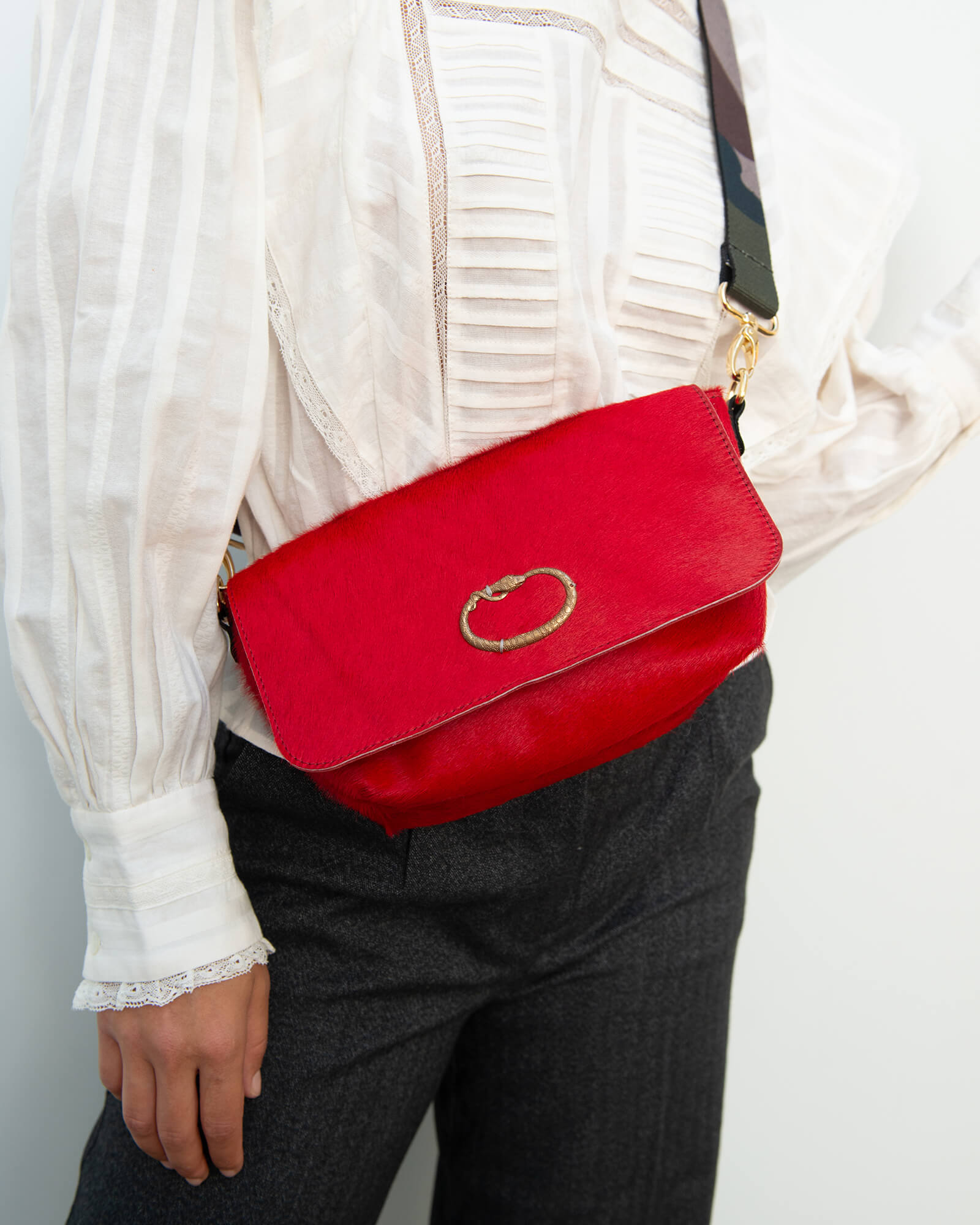 SLP Mai Tai bag in red and gold