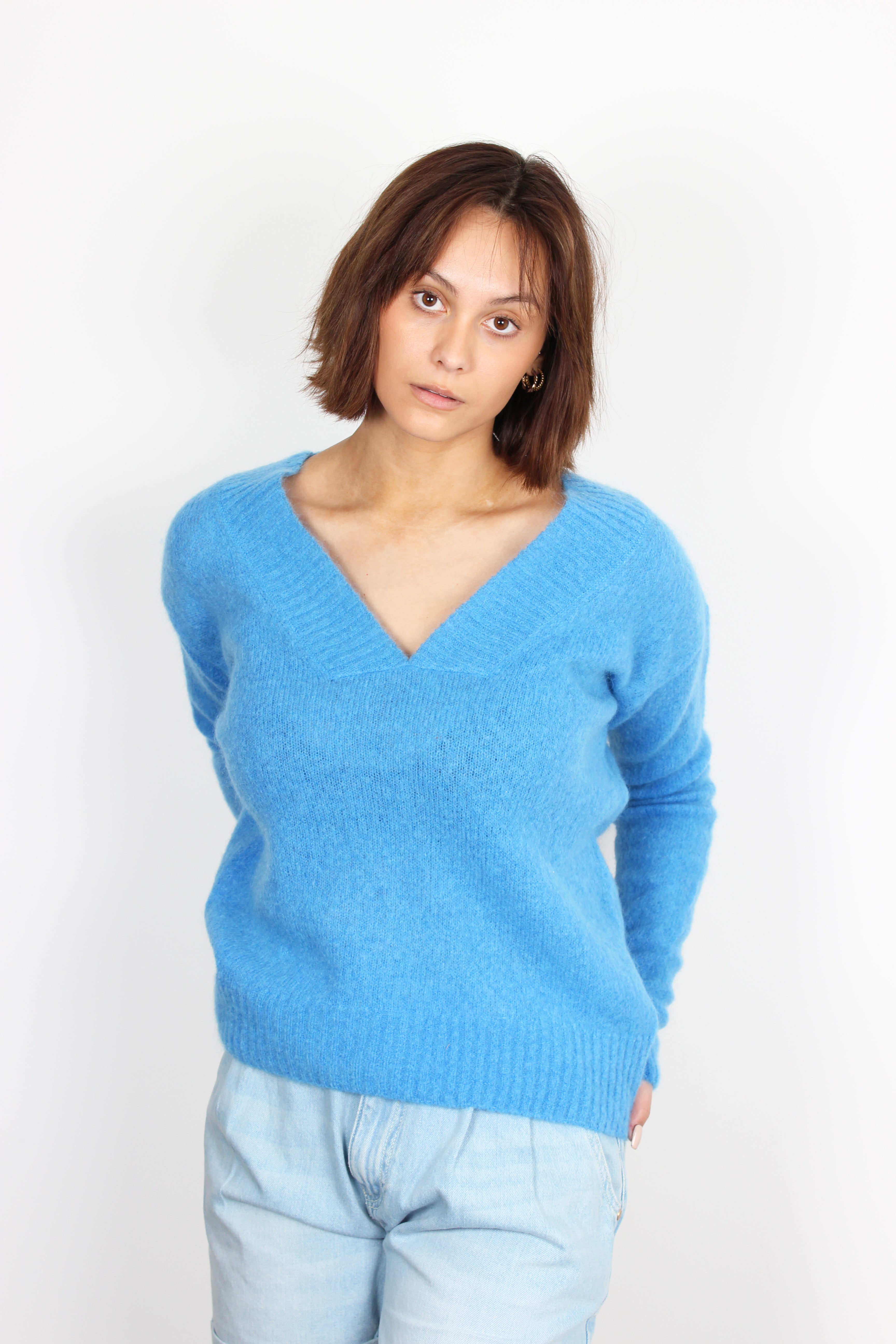 Leon & Harper Nous blue jumper