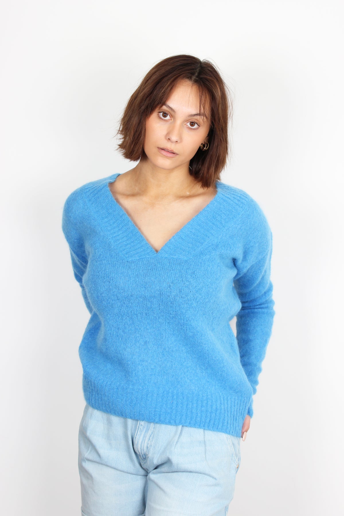 Leon & Harper Nous blue jumper