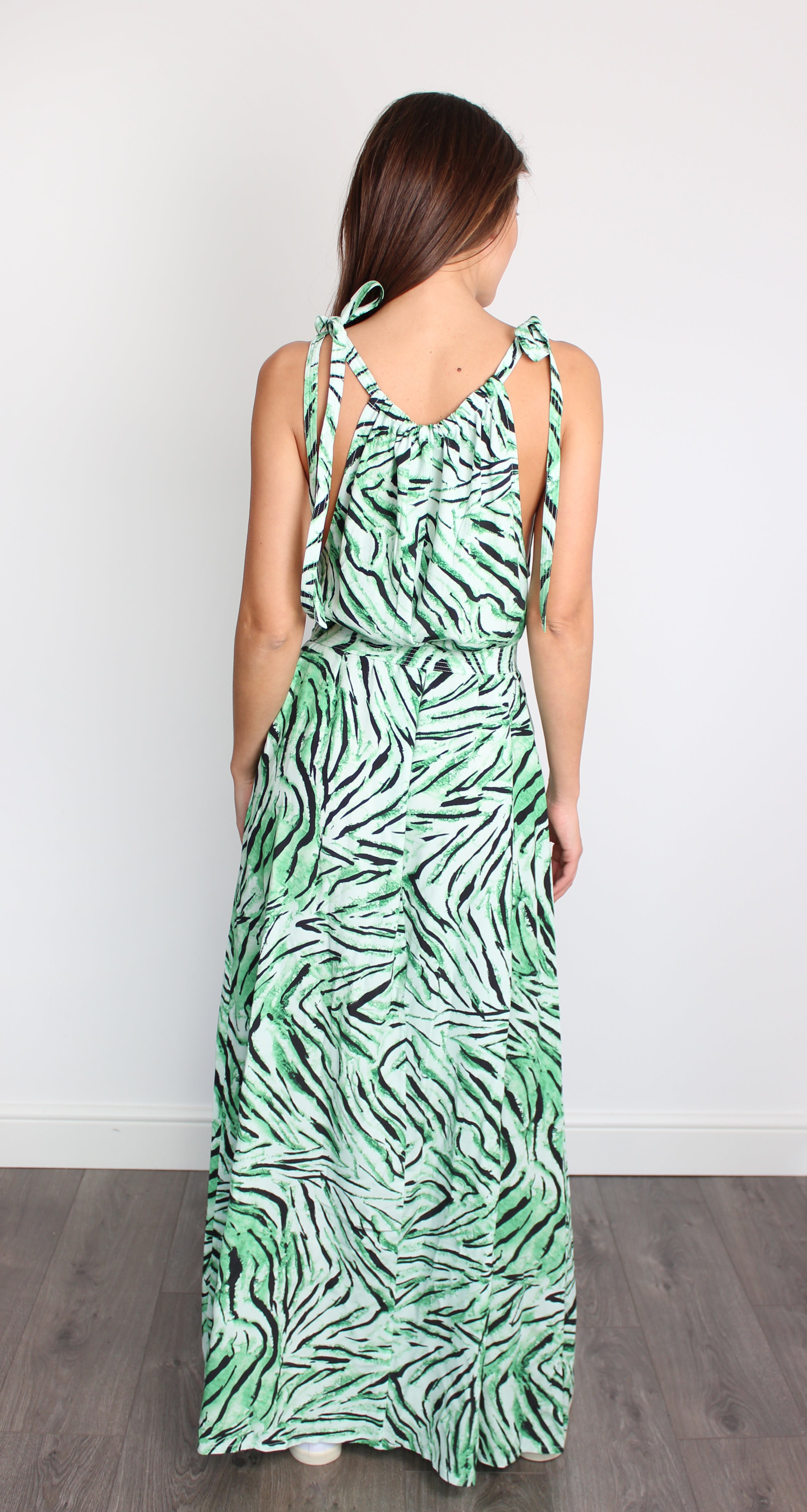 Essentiel Antwerp Bibye minty fresh maxi dress