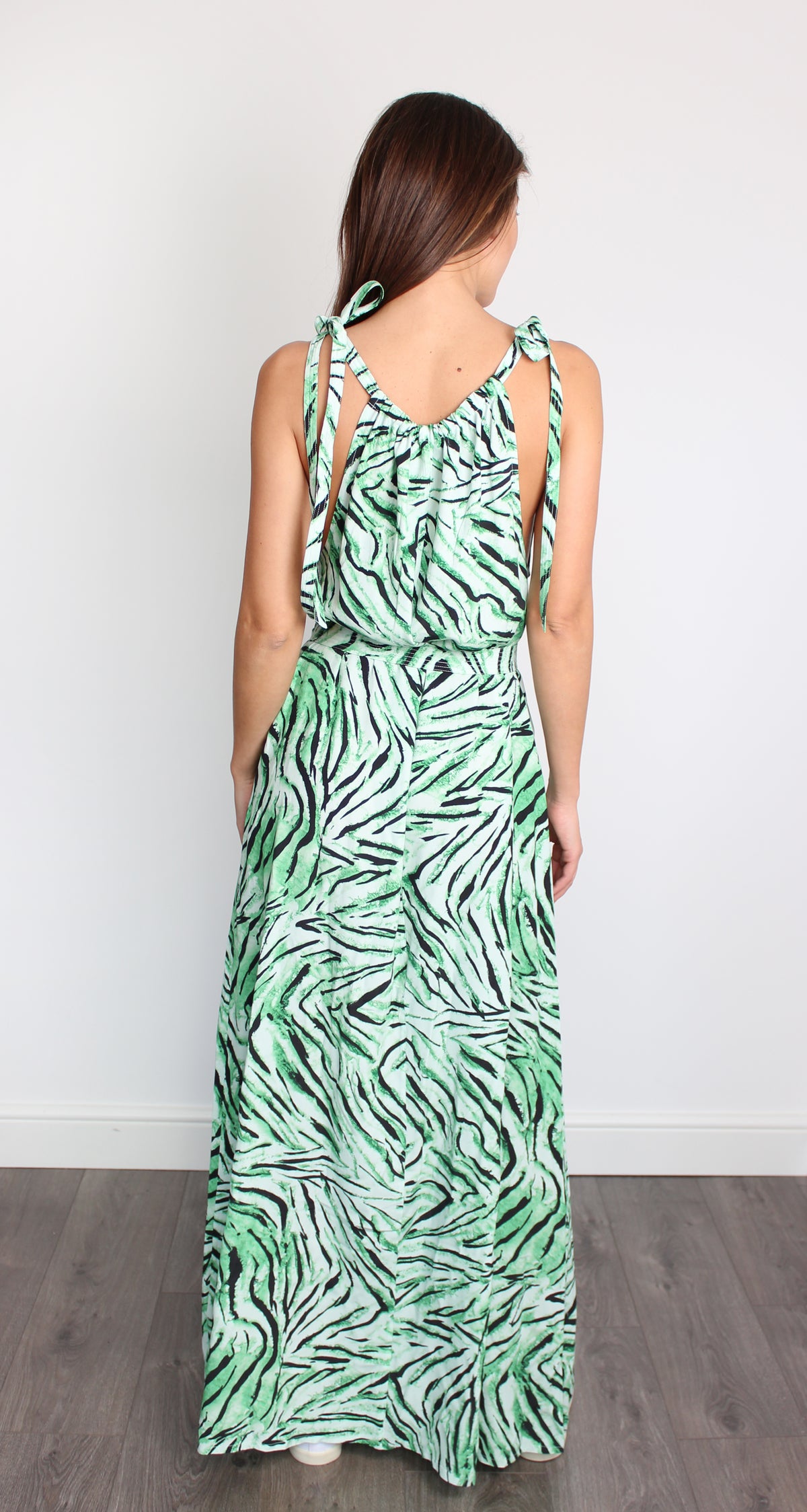 Essentiel Antwerp Bibye minty fresh maxi dress