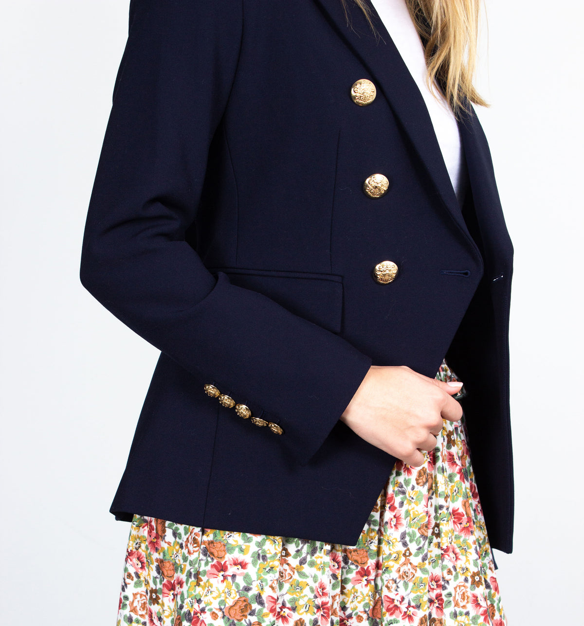 Veronica Beard Miller Dickey navy jacket