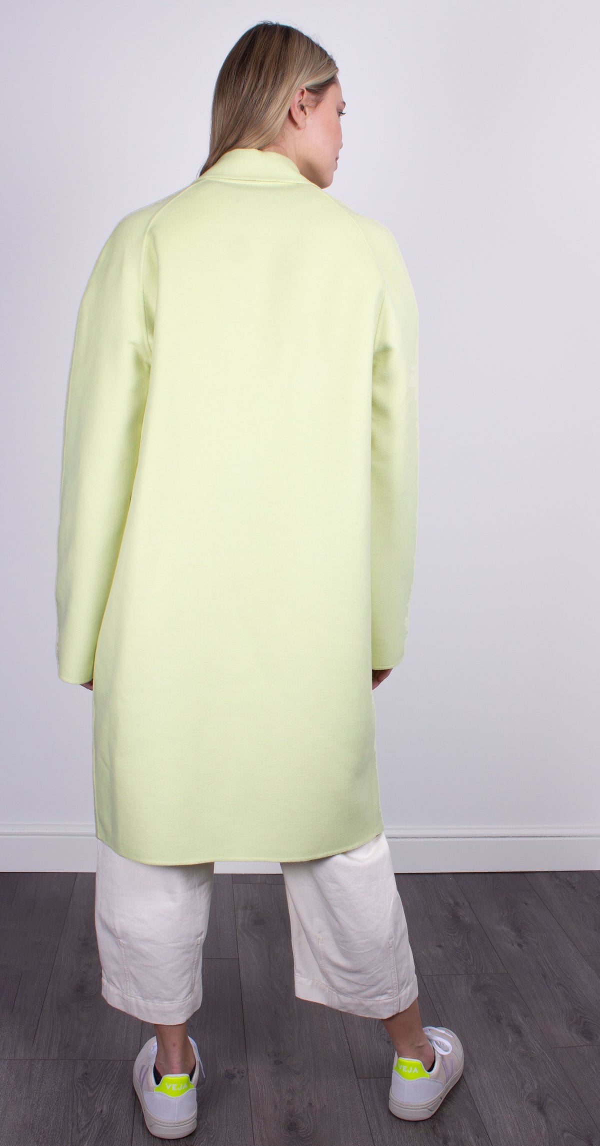 JOSEPH Caia Short Coat in Sulphur