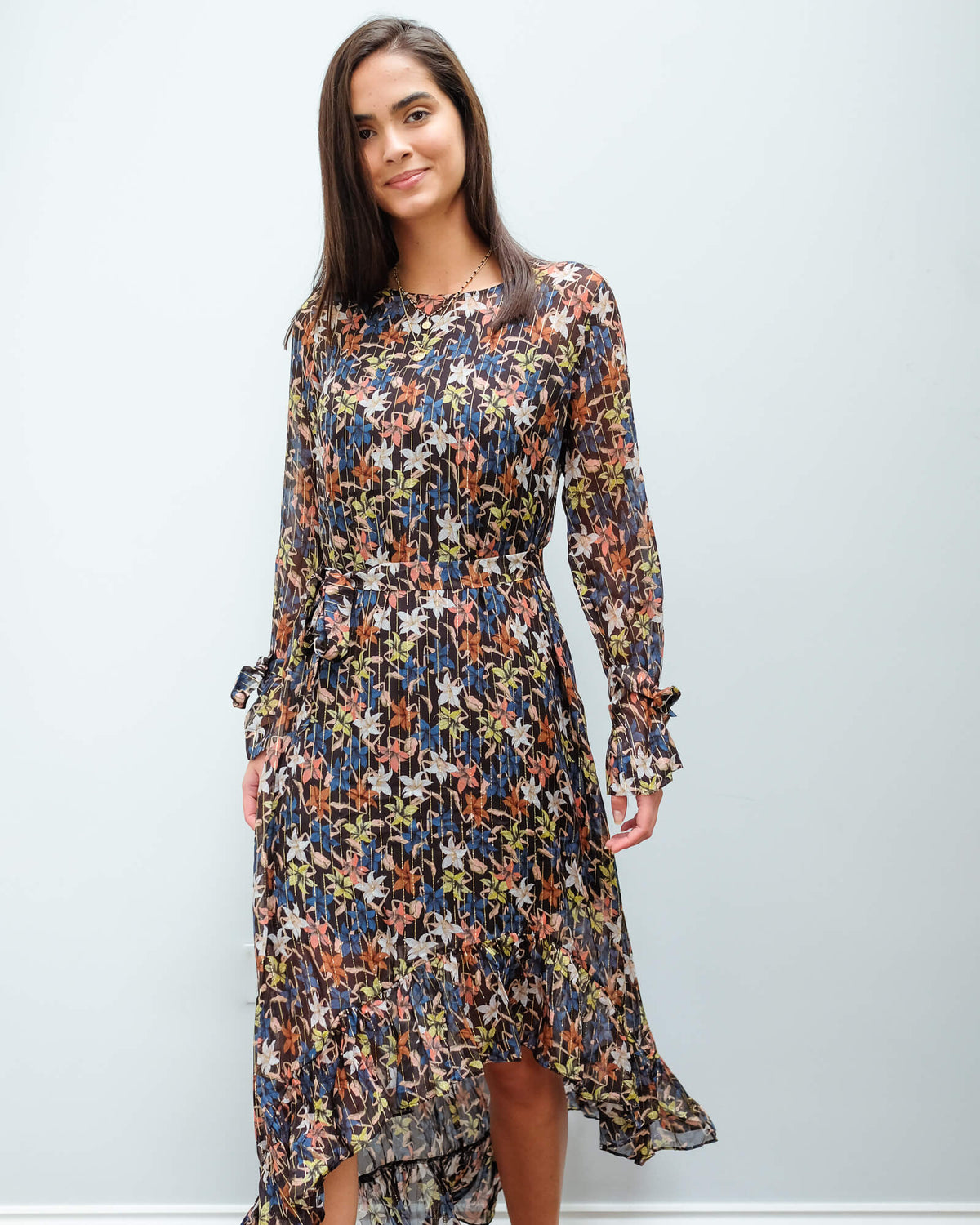 M Know floral dress in black