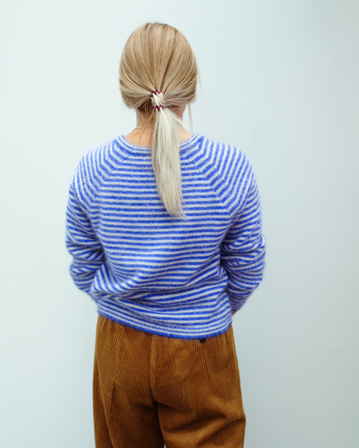 BR Datie stripe knit in blue