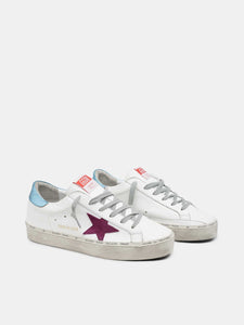 You added <b><u>GG Hi Star 118 in White with Purple Star, Blue Heel</u></b> to your cart.