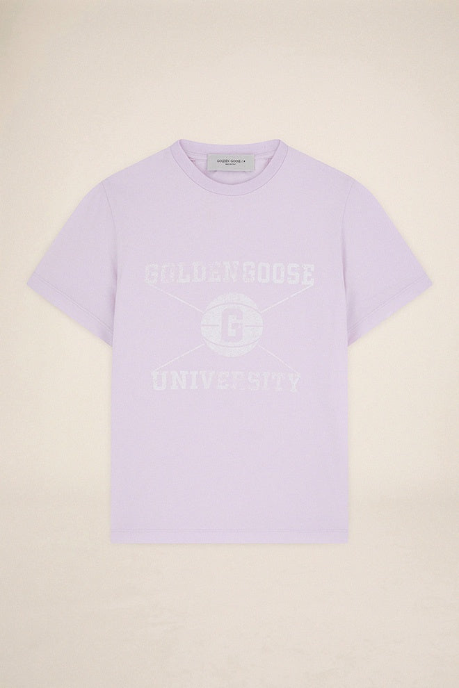 GG Doris University T-shirt in Lavender Fog