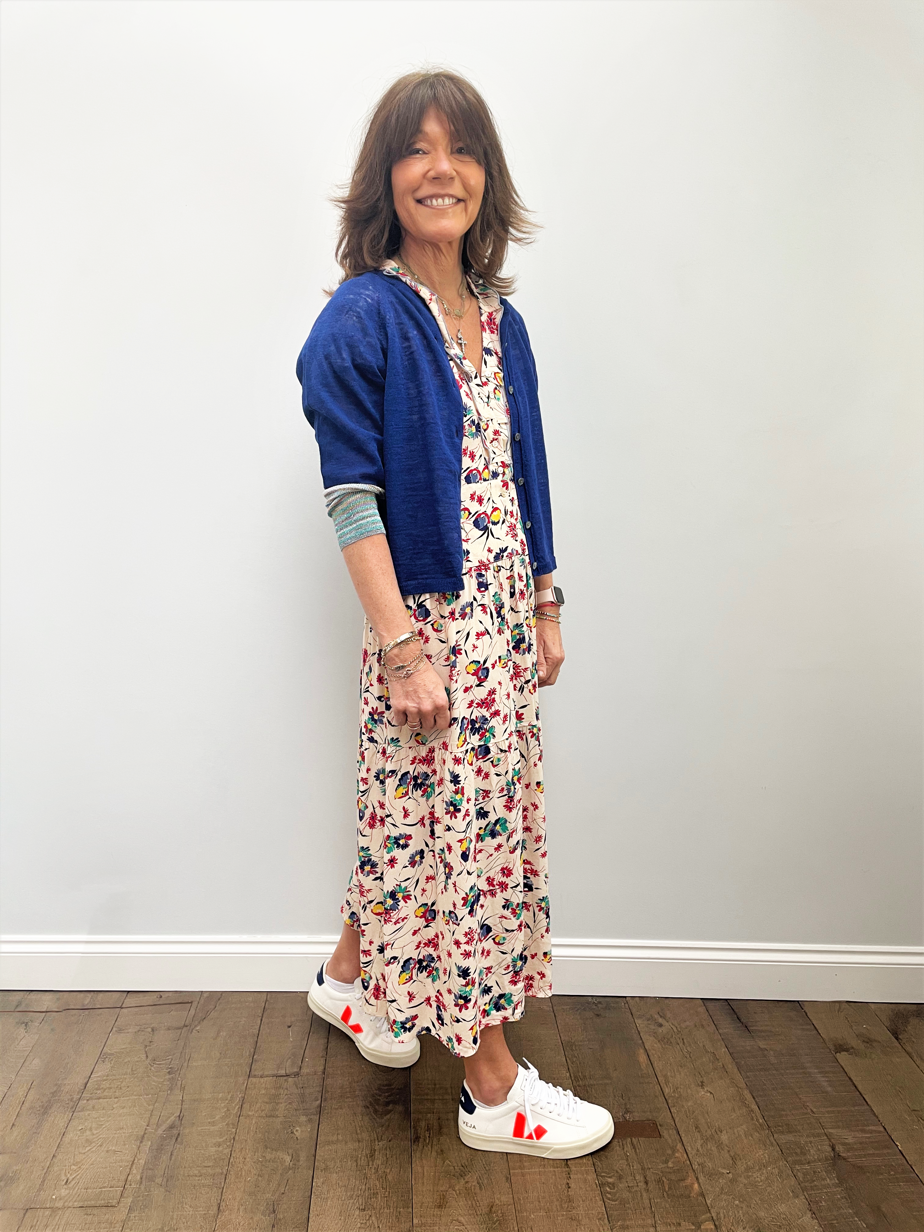BR Nees Cardi in Klein Blue
