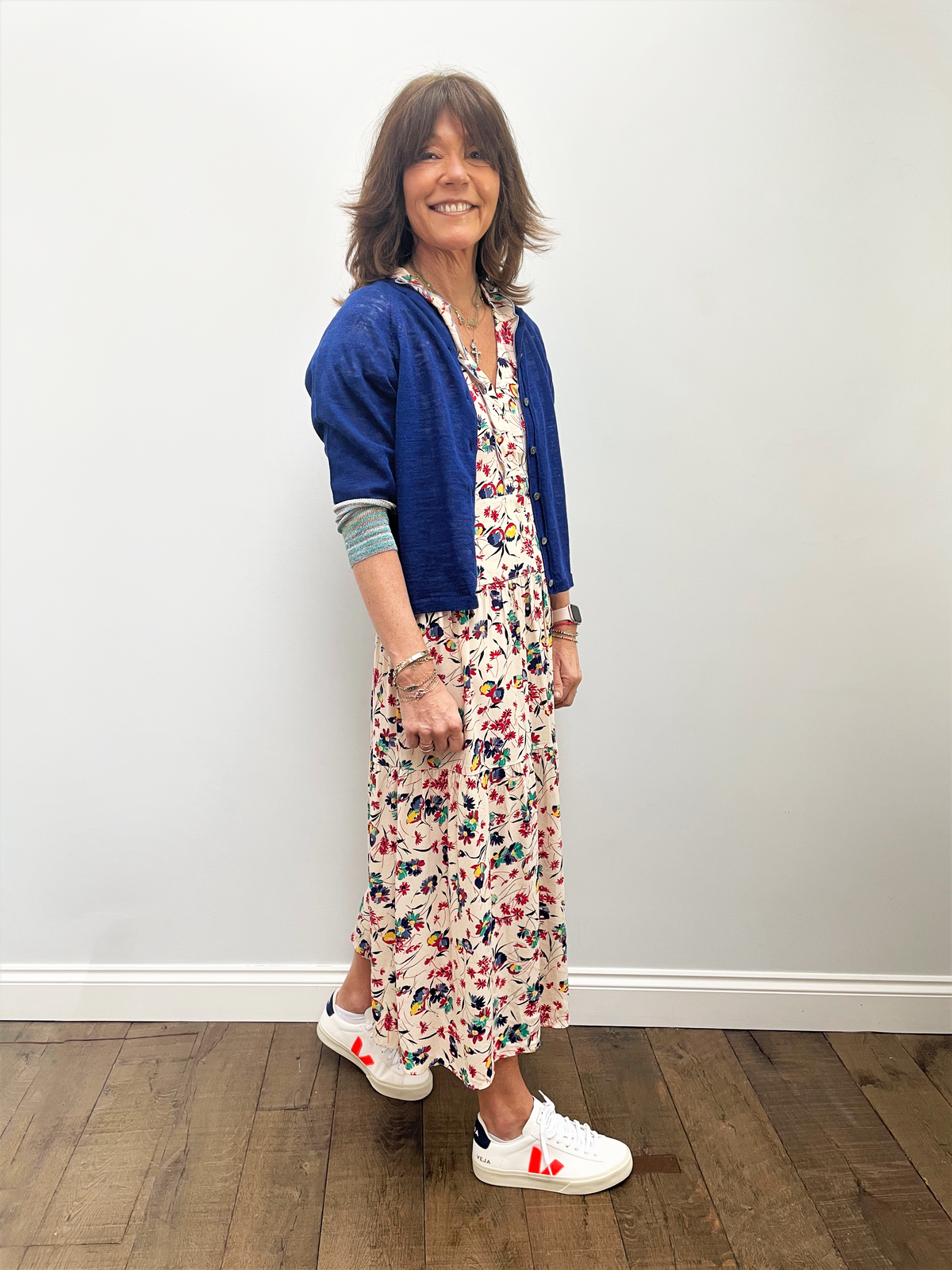 BR Nees Cardi in Klein Blue