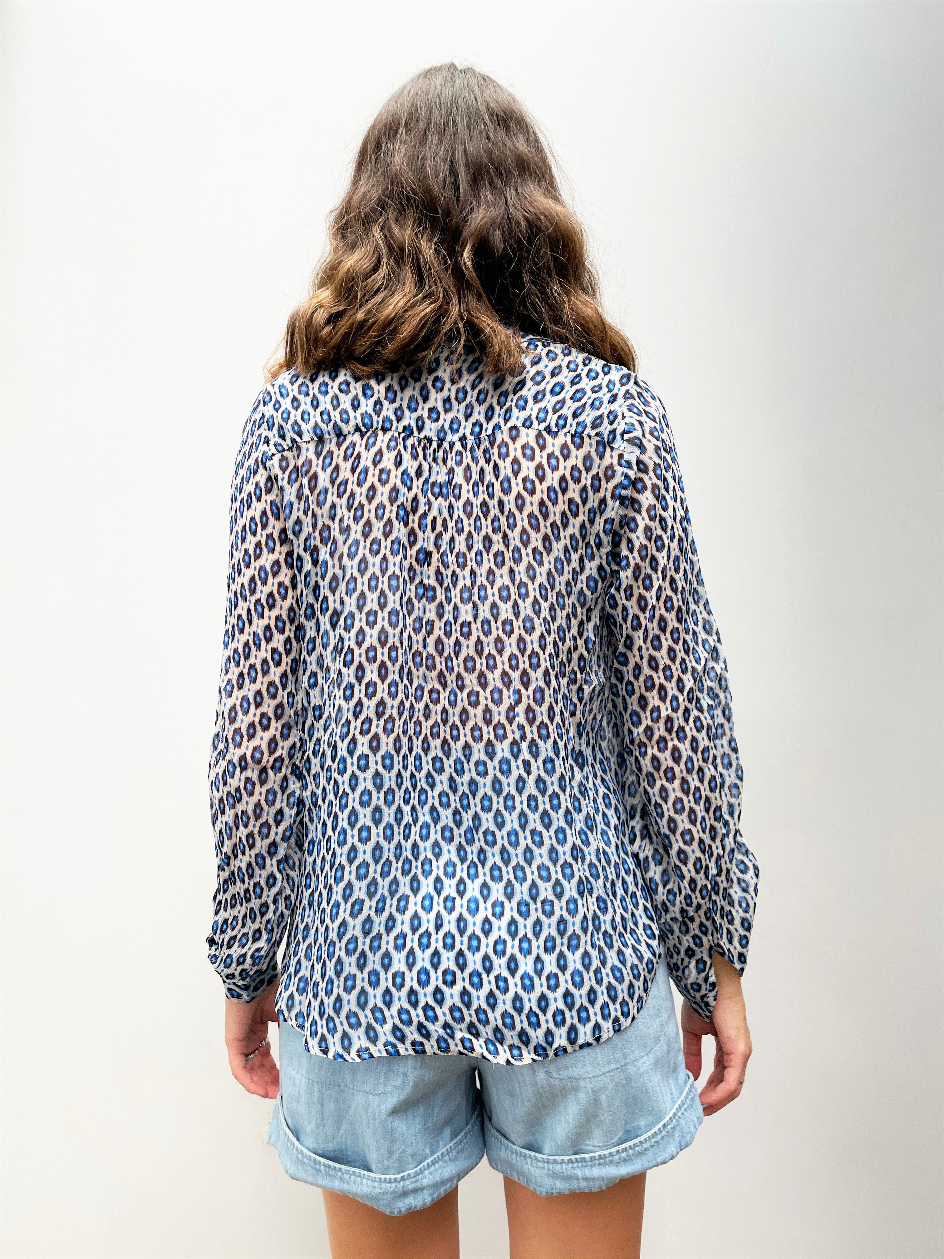 MOLIIN Ursula Blouse in Princess Blue