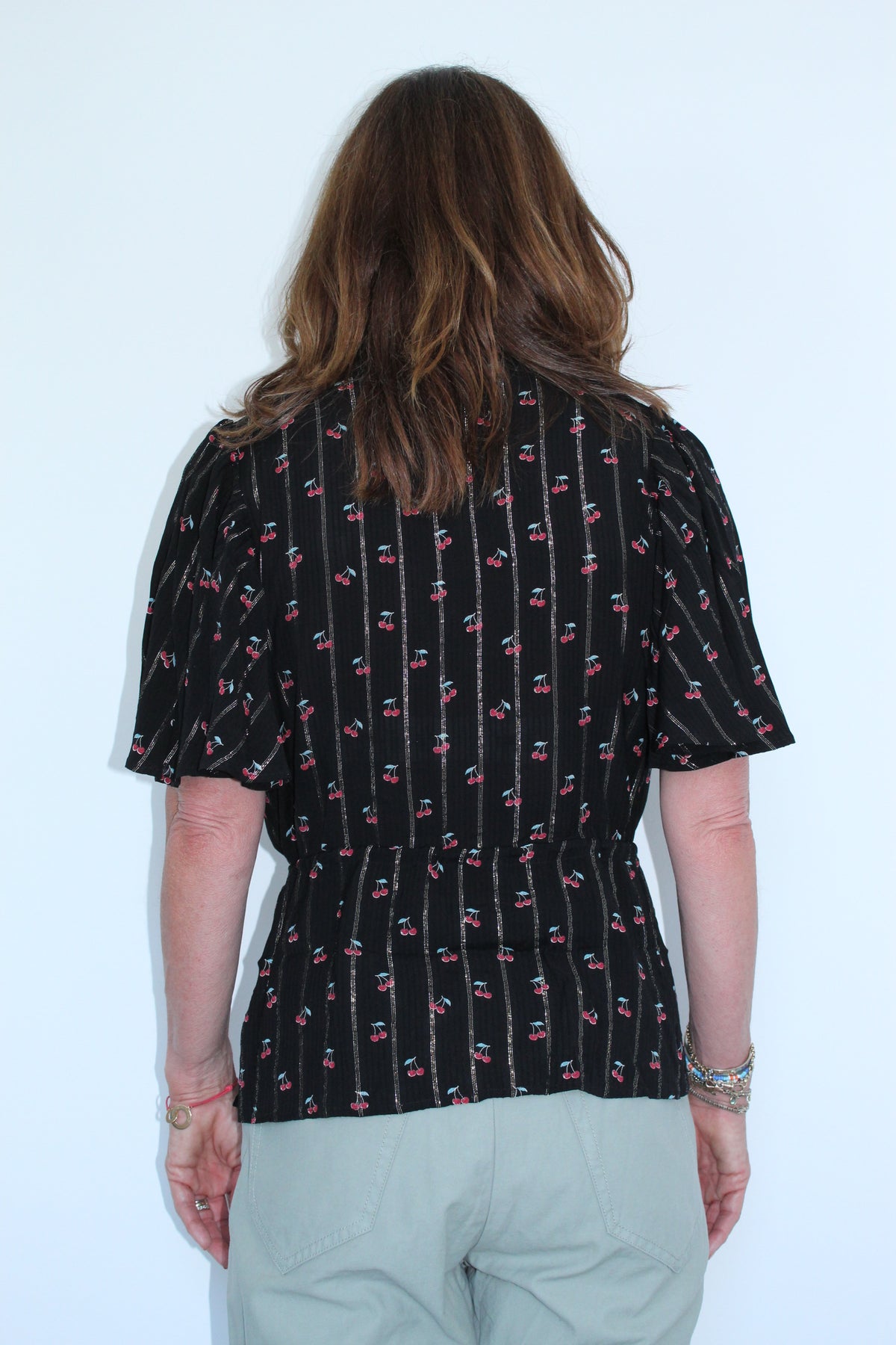 M Petare Drawstring Top in Black