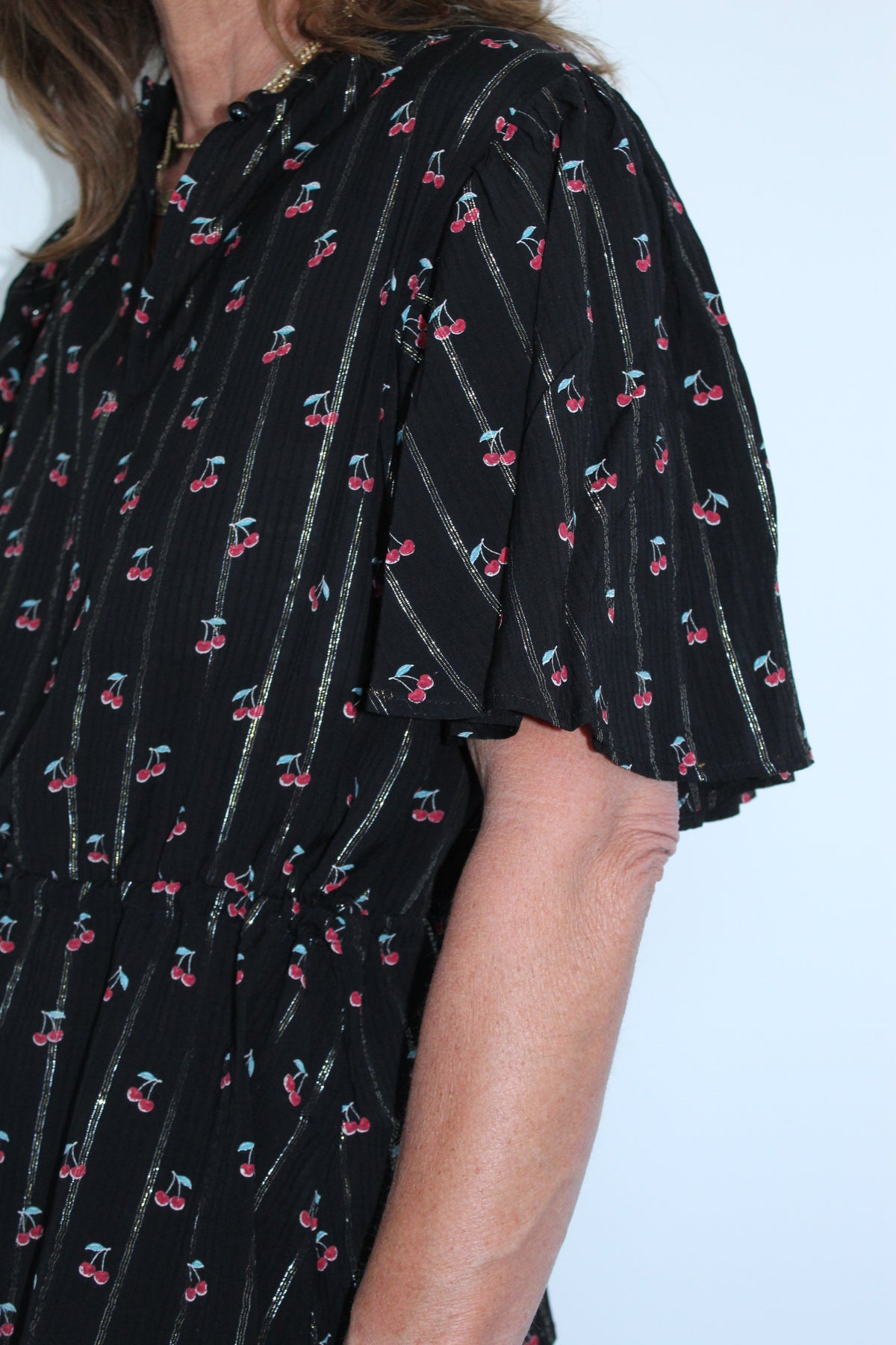 M Petare Drawstring Top in Black