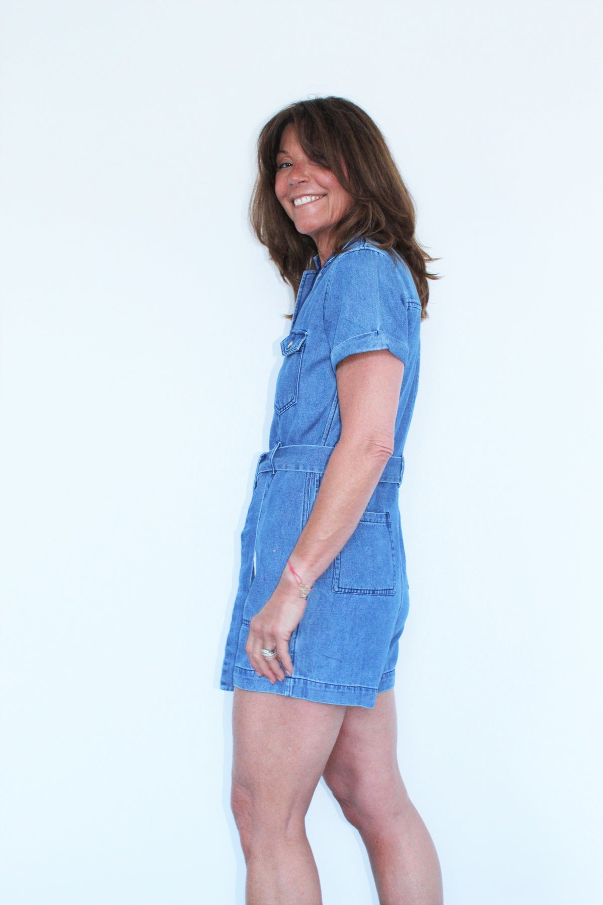 RAILS Georgie Playsuit in Sorrento Wash