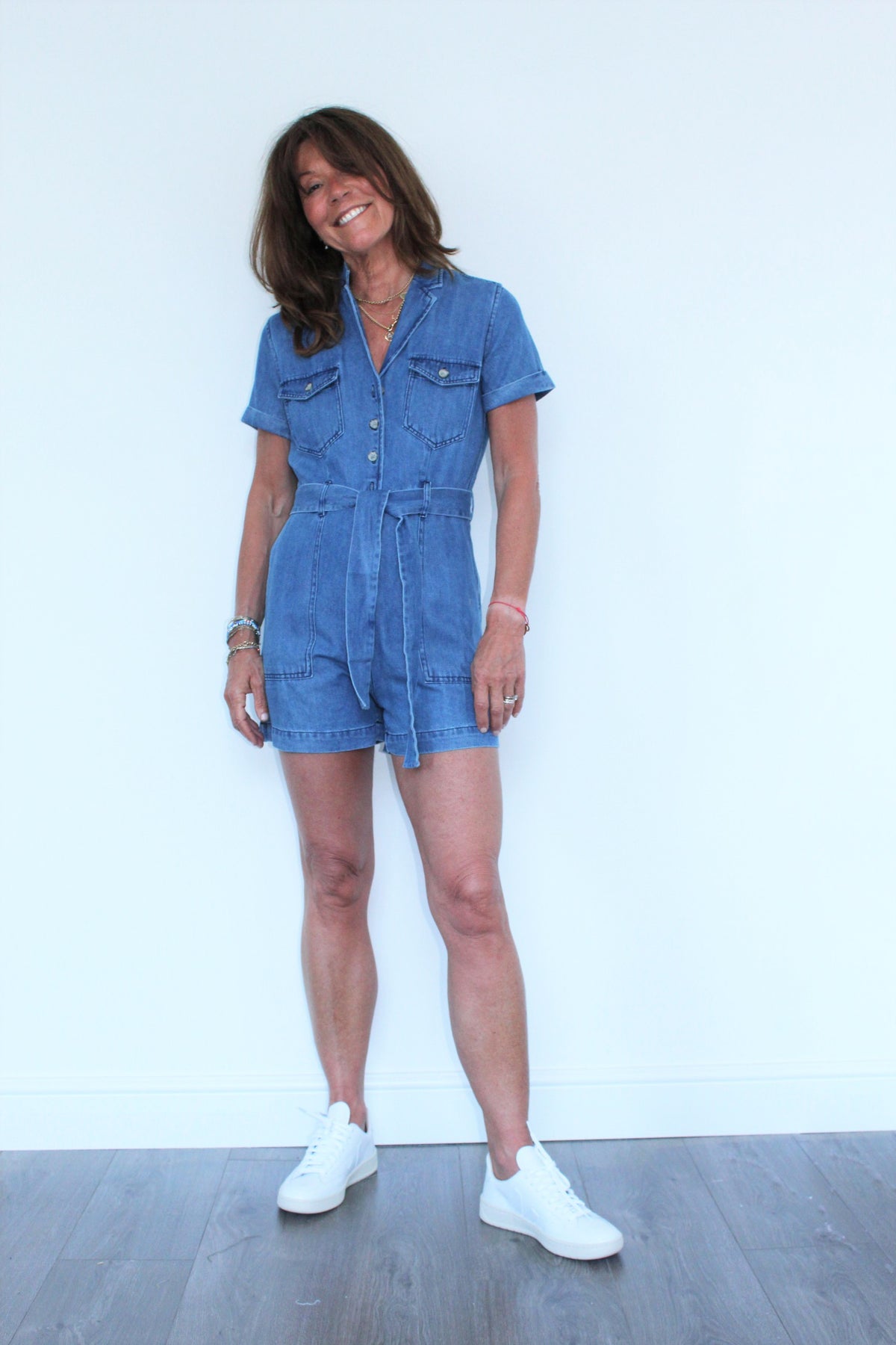 RAILS Georgie Playsuit in Sorrento Wash