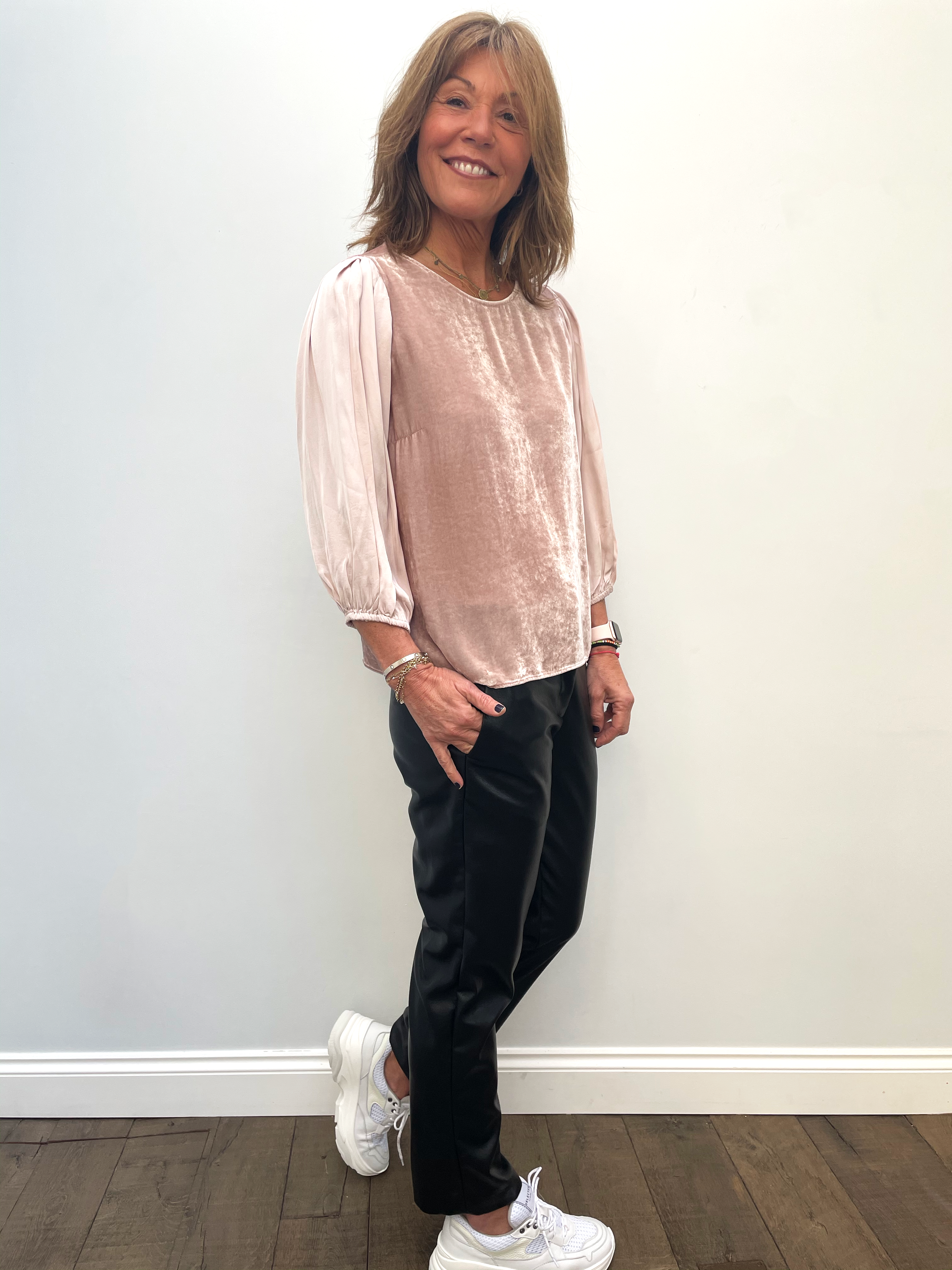 VELVET Elise Top in Ribbon