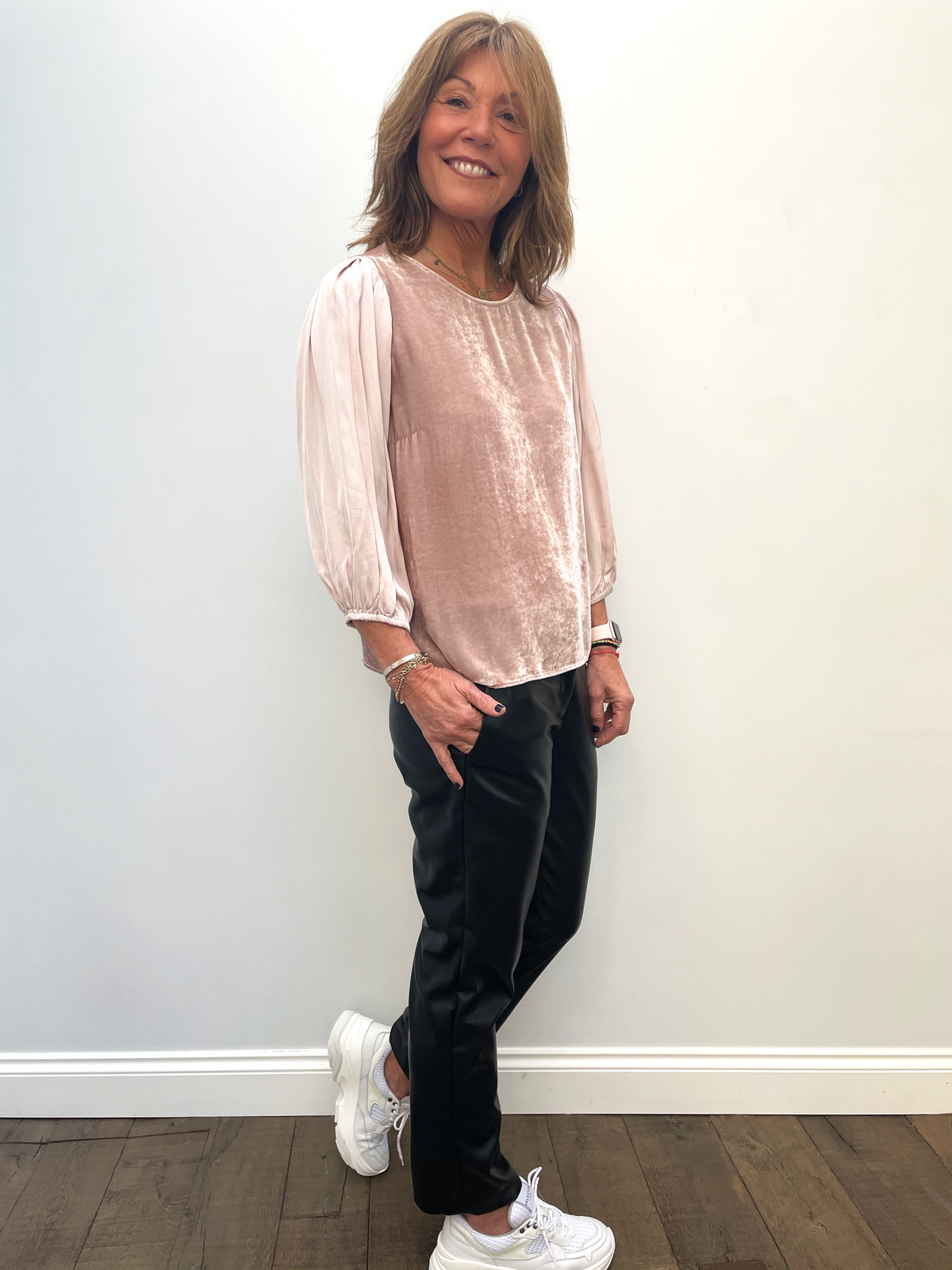 VELVET Elise Top in Ribbon