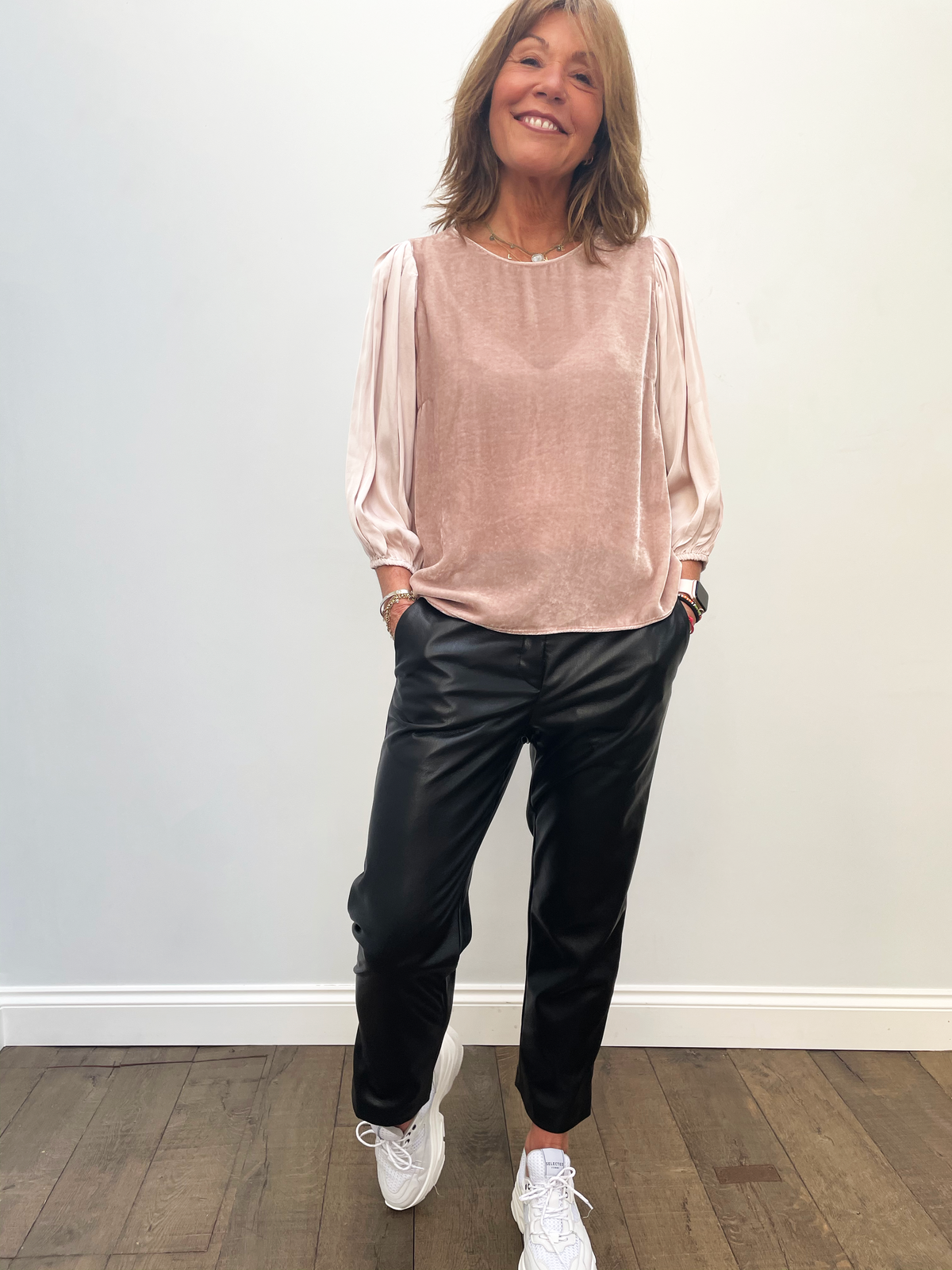 VELVET Elise Top in Ribbon