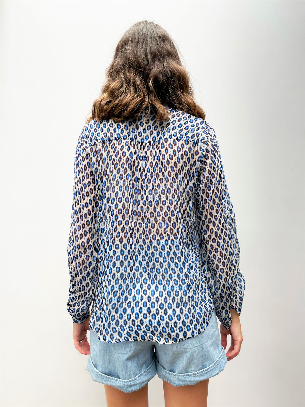 MOLIIN Ursula Blouse in Princess Blue
