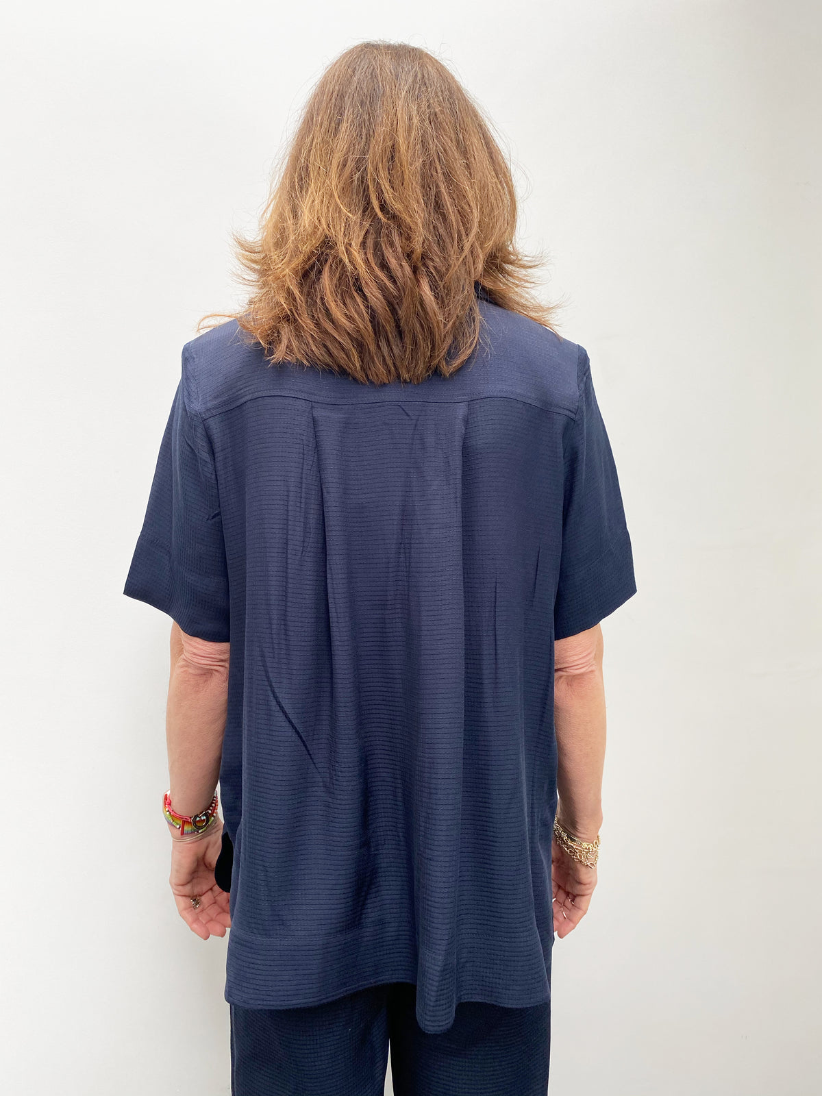 GANNI F5832 Ripstop Ecovero Shirt in Sky Captain