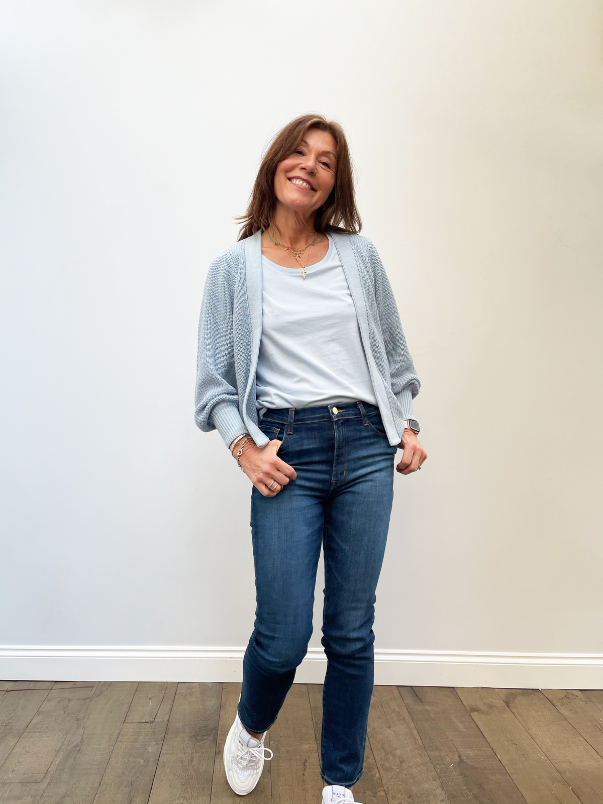 SLF Standard SS U Neck Tee in Cashmere Blue