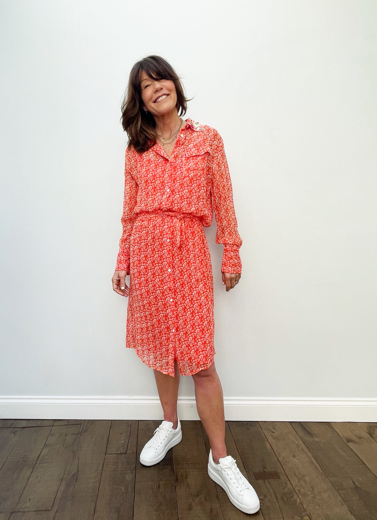 EA Zamingo Shirtdress in Spicy Orange